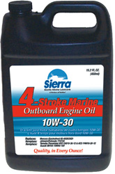 SIERRA MARINE OIL 4 STROKE 10W30 GALLON (BY CASE OF 6)