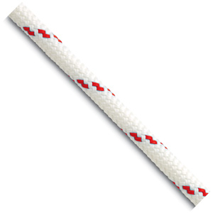 Departments - YALE ROPE ULS YACHT BRAID LOW STRETCH WHITE W/RED FLECK 5 ...