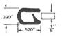 TRIM QUICKEDGE SOFTONE ALUMINUM CORE WHITE (250'/CASE)
