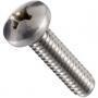 MACHINE SCREW STAINLESS STEEL ROUND HEAD PHILLIPS .25" X 1.50" (BOX 100)