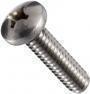 MACHINE SCREW STAINLESS STEEL PAN HEAD PHILLIPS # 6 X .50"  (BOX 100)