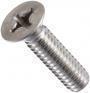 MACHINE SCREW STAINLESS STEEL FLAT HEAD PHILLIPS .31" X 3.00" (BOX 100)