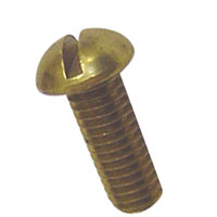 MACHINE SCREW BRASS ROUND HEAD SLOTTED