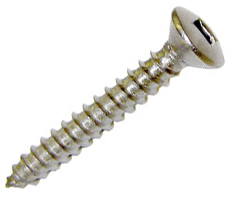 TAPPING SCREW S/S OVAL HEAD SQ DRIVE