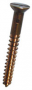 WOOD SCREW BRONZE FLAT HEAD SLOTTED