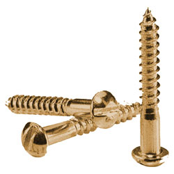 WOOD SCREW BRONZE ROUND HEAD SLOTTED