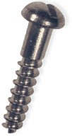 WOOD SCREW STAINLESS ROUND HEAD SLOTTED