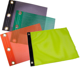 TRAWL MARKER FLAGS WITH BRASS GROMMETS 15" X 17"