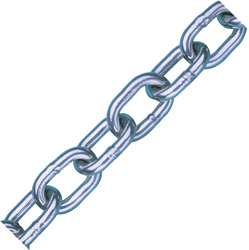 SUNCOR STAINLESS CHAIN STAINLESS STEEL ISO (BY/FOOT)