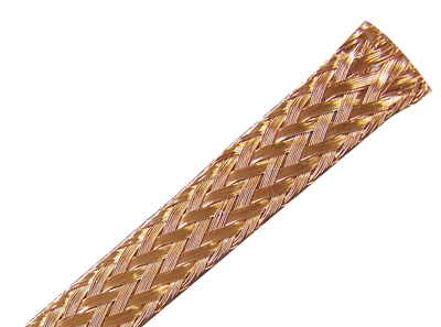 GROUND STRAP COPPER FLAT 8 BRAID (FOOT OR SPOOL)