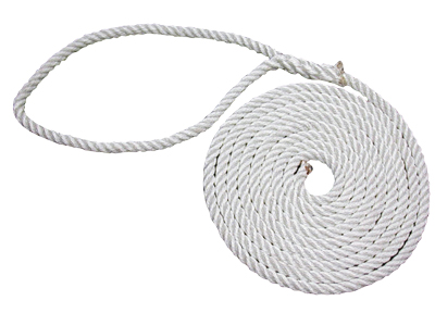 ROPE DOCKLINE NYLON 3-STRAND TWISTED