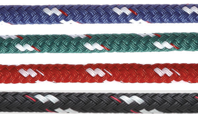 NEW ENGLAND ROPE STA SET DACRON DOUBLE BRAID SOLID COLOR  (FOOT OR REEL)