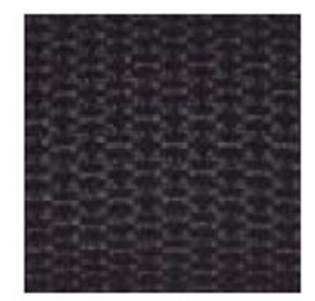 WEBBING NYLON 1" BLACK 1500 LBS BREAKING STR.