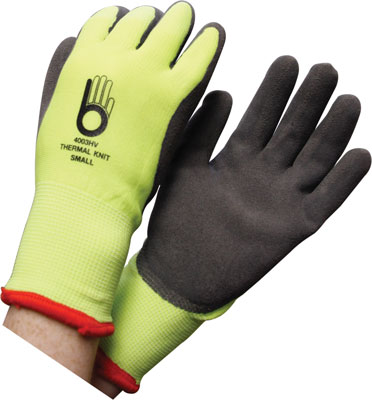 GLOVE LATEX HI-VIS INSULATED XXLARGE (BY/PR)