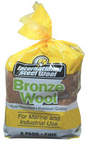 BRONZE WOOL PADS (3 PACK)