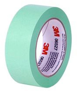 3M PRECISION MASKING TAPE LIGHT GREEN 60 YARD ROLLS