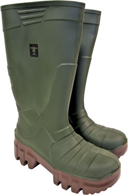 BOOT 14" POLYURETHANE STEEL TOE GREEN