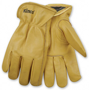 KINCO DRIVING GLOVES LINED LEATHER