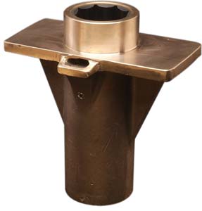 STERN BEARING WITH CUTLESS INSERT BRONZE (BY/EACH)