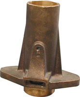 BUCK ALGONQUIN STERN BEARING HOUSING BRONZE OVAL BASE