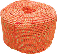 MANLINE POT WARP FLOATING POLY 1/2" ORANGE (FULL COIL ONLY)