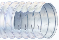 HOSE VENT BLOWER VINYL WHITE WITH WIRE 3" ID (BY FOOT)