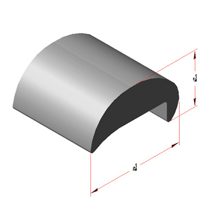 PVC RUB RAIL FLEXIBLE *UPS*