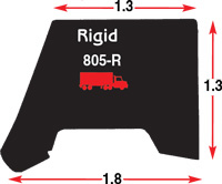 PVC TOE RAIL RIGID *TRUCK*