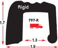 PVC RUB RAIL RIGID *TRUCK*