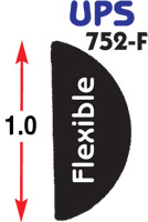 PVC RUB RAIL FLEXIBLE HALF OVAL *UPS*