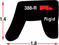 PEXCO ATHOL PVC TOE RAIL RIGID *TRUCK*