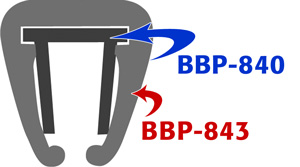 PVC RUB RAIL *USES BBP-840 INSERT* *UPS*