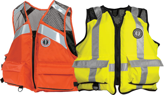 Mustang Industrial Mesh Vest - Orange - Large/XL