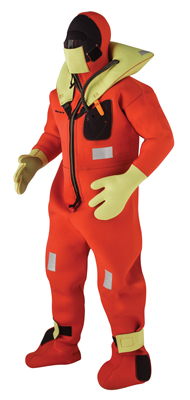 KENT IMMERSION/SURVIVAL SUIT COMMERCIAL USCG ONLY ORANGE/YELLOW