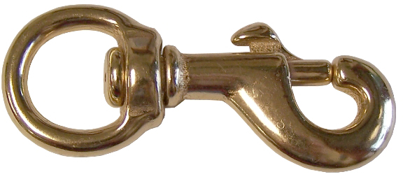 SeaSense Boat Swivel Eye Snap Hook 50063252, Brass 4 1/2 Inch 200LBS