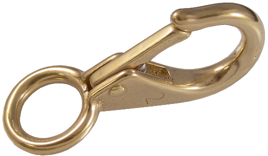 BLA Swivel Eye Snap Hook - Brass - Online Boating Store - Boat