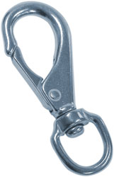 SNAP HOOK SWIVEL STAINLESS