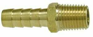 ADAPTER HOSE TO PIPE MALE BRASS