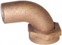 GROCO TAIL PIECE CURVED 90 DEGREE BRONZE