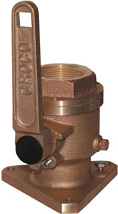 GROCO BALL VALVE SEACOCK FLANGED FULL FLOW