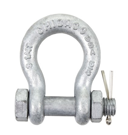 CHICAGO HARDWARE SAFETY ANCHOR SHACKLE DROP FORGED GALVANIZED