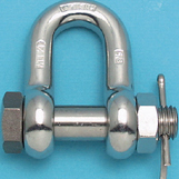 SHACKLE BOLT CHAIN 316 S/S