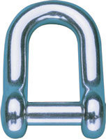 D SHACKLE NO SNAG STAINLESS