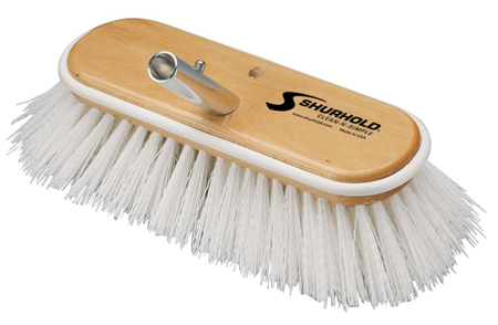 BRUSH CLEANING DECK 10" STIFF