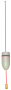 BUOY MAST MOORING 4 FT. DELUXE ORANGE POLY COATED