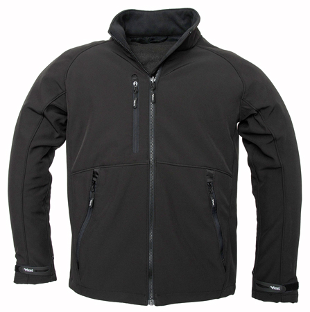 VIKING SOFT SHELL JACKET BLACK X-LARGE