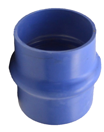 TRIDENT RUBBER WET EXHAUST HUMB VHT BLUE SILICONE 6" ID