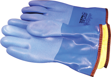 ATLAS GLOVE REMOVABLE LINER COLD RESISTANT BLUE MEDIUM (BY 10 PACK)