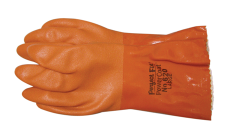 ATLAS GLOVE SUPER FLEX RUBBER DOUBLE DIPPED RUST LARGE (BY DOZEN)