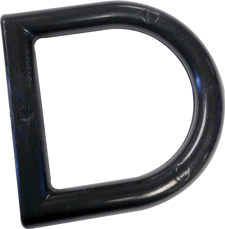 PLASTIC D RING BLACK